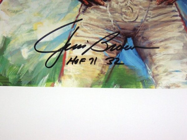 Jim Brown, Signed Lithograph - Image 2